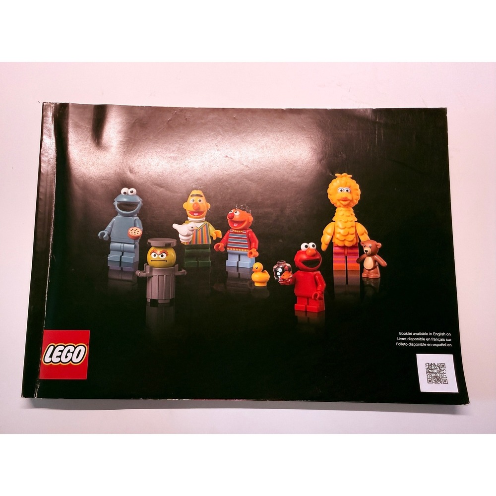 LEGO Ideas 21324 Sesame Street Building Instruction Manual Book Only